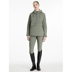 LeMieux Phoebe Half Zip Waterproof Anorak  - Rosemary in Rosemary