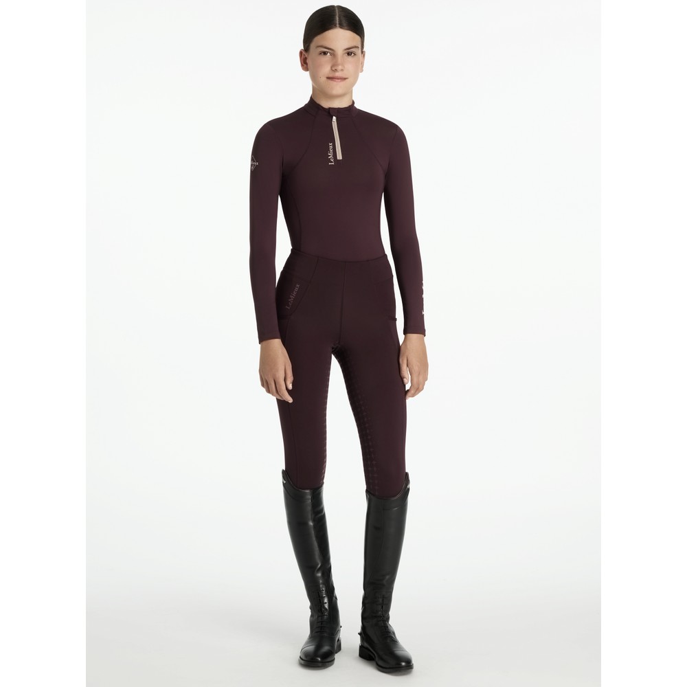 LeMieux Young Rider Classique Base Layer - Damson