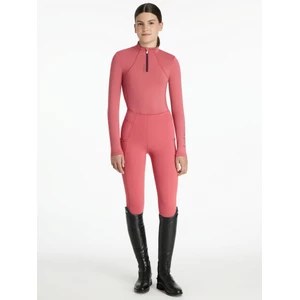 LeMieux Young Rider Classique Base Layer  - Cranberry in Cranberry