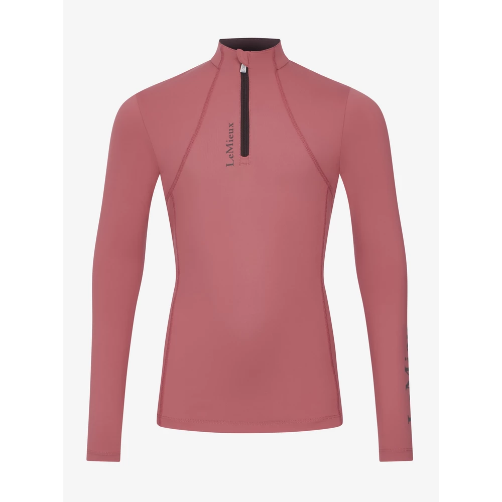 LeMieux Young Rider Classique Base Layer  - Cranberry in Cranberry