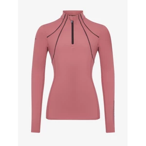 LeMieux Young Rider Mia Mesh Base Layer  - Cranberry in Cranberry