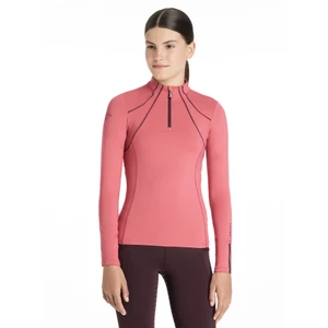 LeMieux Young Rider Mia Mesh Base Layer  - Cranberry 