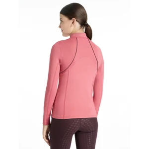 LeMieux Young Rider Mia Mesh Base Layer  - Cranberry in Cranberry