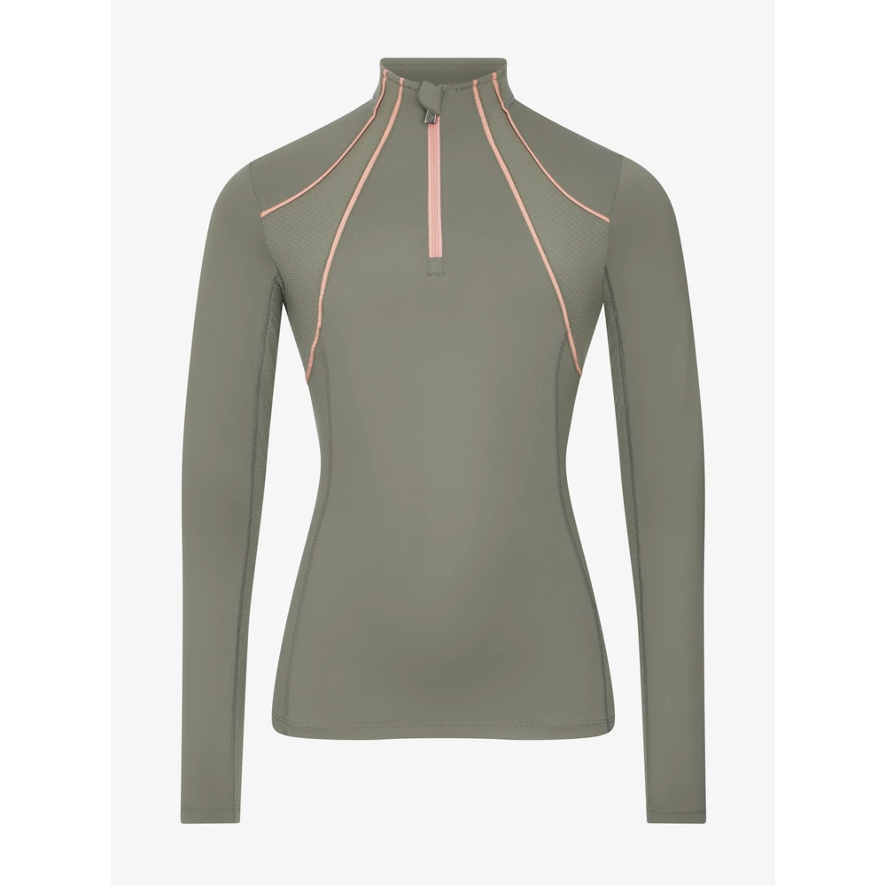 LeMieux Young Rider Mia Mesh Base Layer  - Rosemary in Rosemary