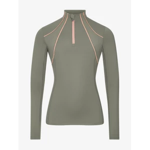LeMieux Young Rider Mia Mesh Base Layer  - Rosemary in Rosemary