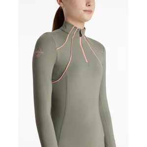 LeMieux Young Rider Mia Mesh Base Layer  - Rosemary in Rosemary