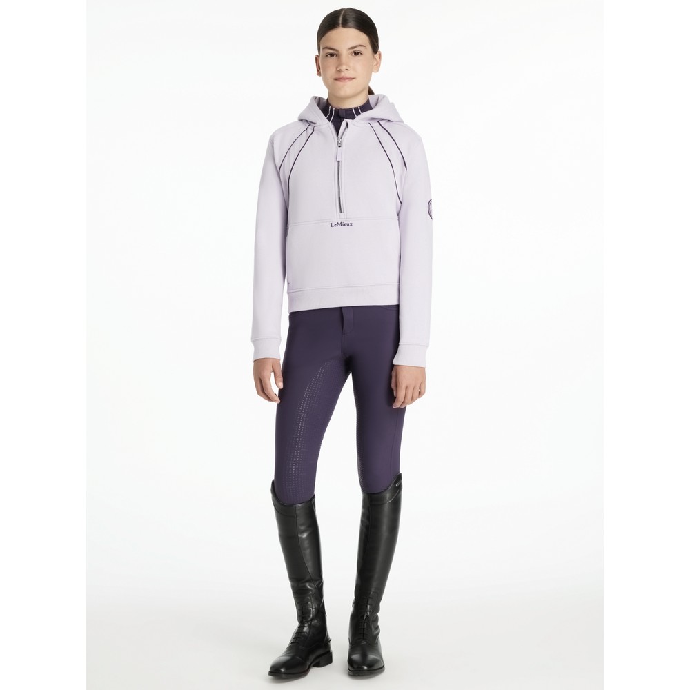LeMieux Young Rider Hettie Half Zip Hoodie - Lilac