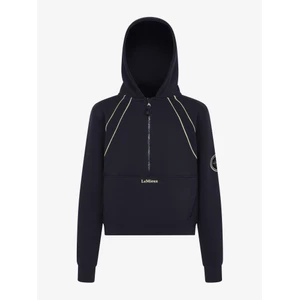 LeMieux Young Rider Hettie Half Zip Hoodie  - Navy in Navy