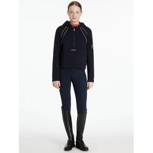 LeMieux Young Rider Hettie Half Zip Hoodie  - Navy in Navy