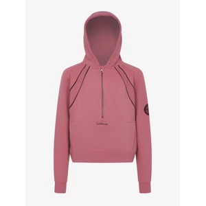 LeMieux Young Rider Hettie Half Zip Hoodie  - Cranberry in Cranberry