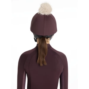 LeMieux Classique Pom Hat Silk  - Damson 