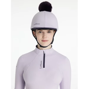 LeMieux Classique Pom Hat Silk  - Lilac in Lilac