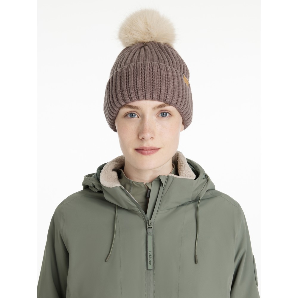 LeMieux Clara Rib Beanie - Walnut