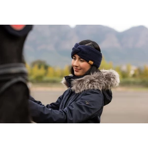 LeMieux Clara Rib Knot Headband  - Navy in Navy