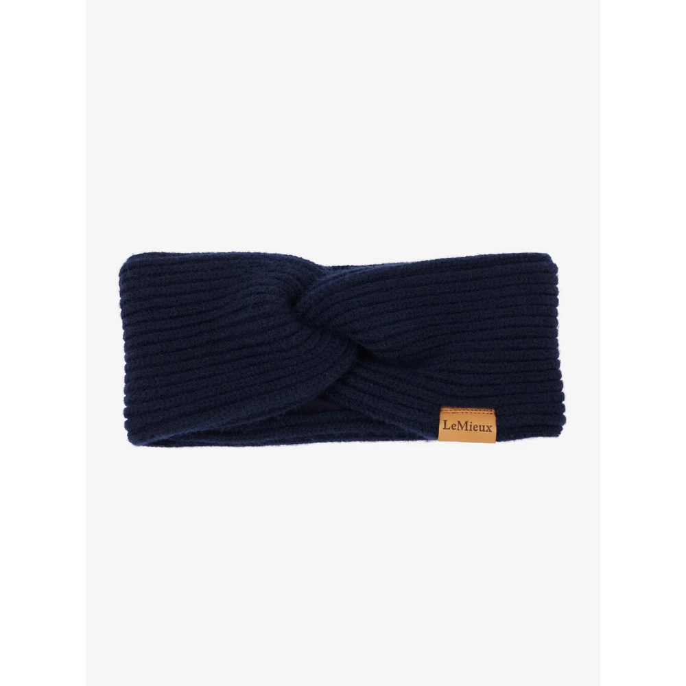 LeMieux Clara Rib Knot Headband  - Navy in Navy