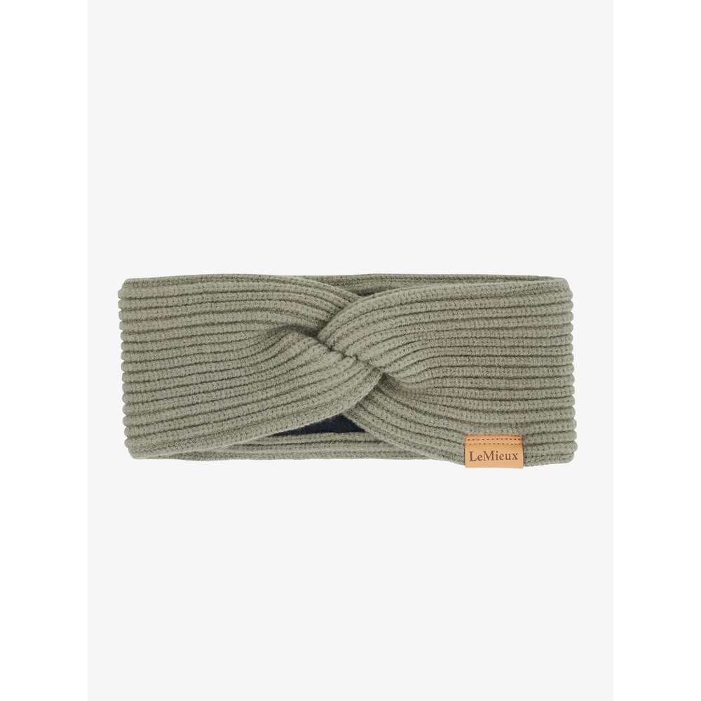 LeMieux Clara Rib Knot Headband  - Rosemary in Rosemary