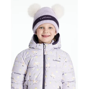 LeMieux Mini Double Pom Beanie  - Lilac 