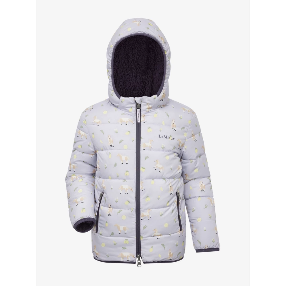 LeMieux Mini Printed Lilo Puffer Jacket  - Lilac in Lilac