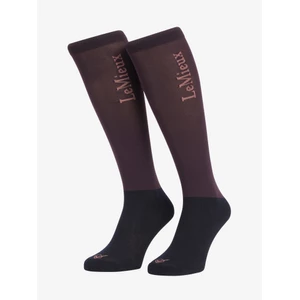 LeMieux Competition Socks 2 Pack  - Damson 