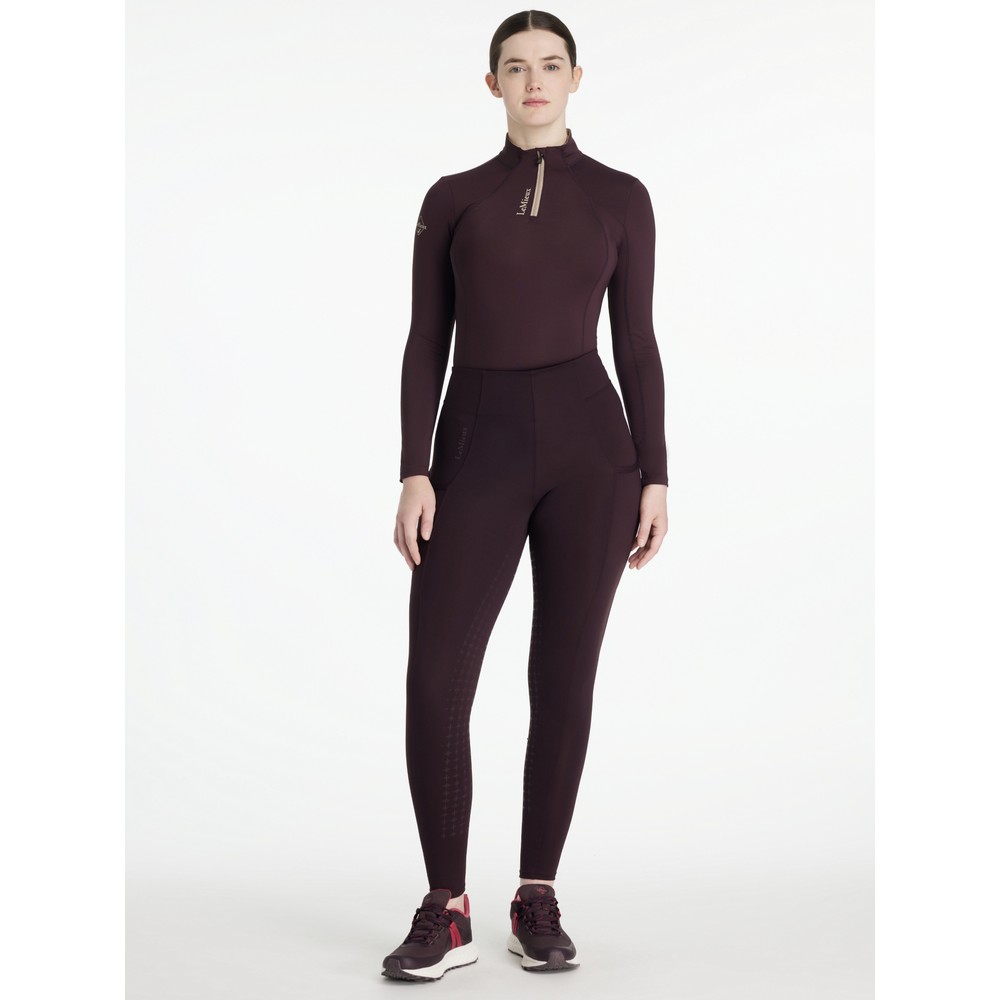 LeMieux Naomi Pull On Breeches - Damson