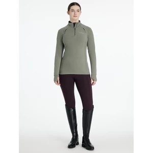LeMieux Frances Quarter Zip Fleece  - Rosemary in Rosemary