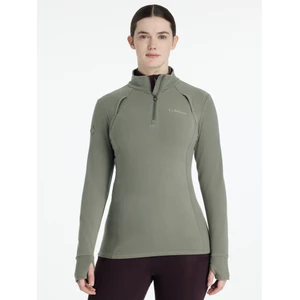 LeMieux Frances Quarter Zip Fleece  - Rosemary in Rosemary