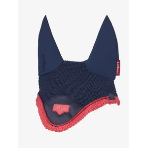 LeMieux Loire Fly Hood  - Navy/Cranberry 