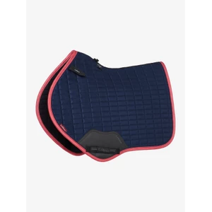 LeMieux Suede Close Contact Square  - Navy/Cranberry 