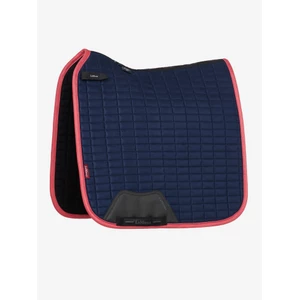 LeMieux Suede Dressage Square  - Navy/Cranberry 