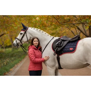 LeMieux Loire Classic Close Contact Square  - Navy/Cranberry in Navy/Cranberry