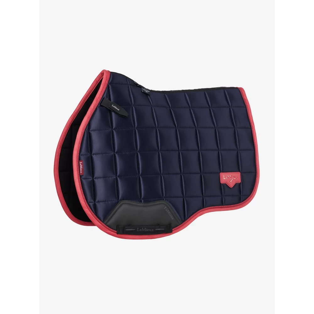 LeMieux Loire Classic GP Square  - Navy/Cranberry in Navy/Cranberry