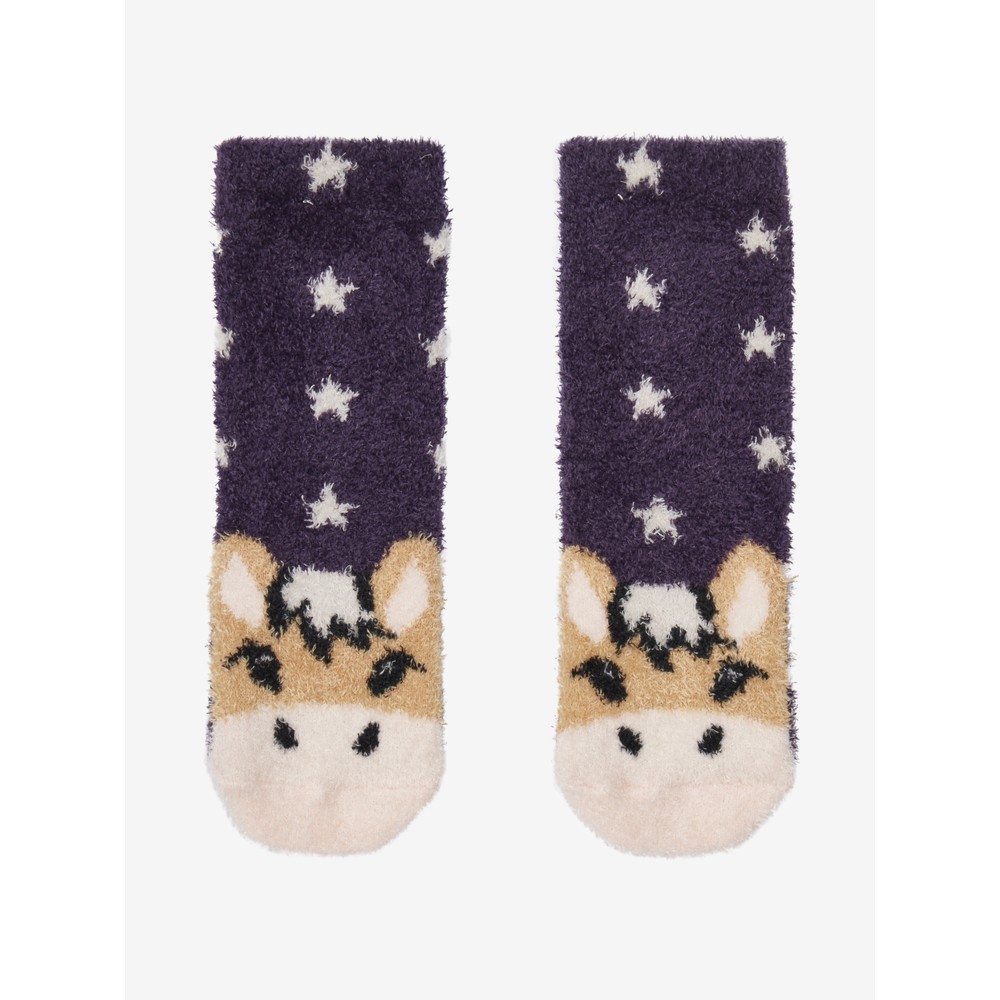 LeMieux Mini Fluffy Character Socks - Juniper