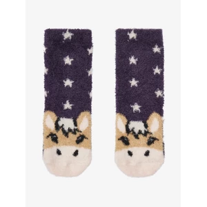 LeMieux Mini Fluffy Character Socks  - Juniper in Juniper