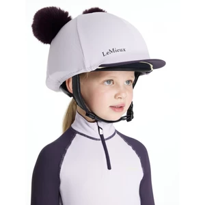 LeMieux Mini Double Pom Hat Silk  - Lilac 