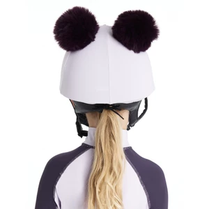LeMieux Mini Double Pom Hat Silk  - Lilac in Lilac