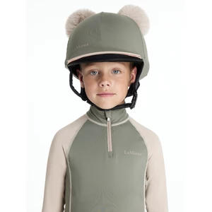 LeMieux Mini Double Pom Hat Silk  - Rosemary in Rosemary
