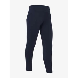 LeMieux Mini Nora Brushed Pull On thermal riding leggings - Navy in Navy