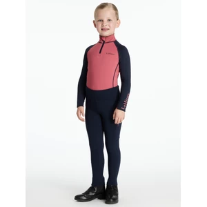 LeMieux Mini Nora Brushed Pull On thermal riding leggings - Navy in Navy