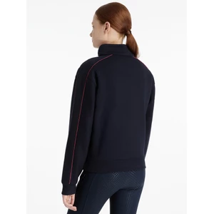 LeMieux Young Rider Kate Quarter Zip Sweat  - Navy/Cranberry in Navy/Cranberry
