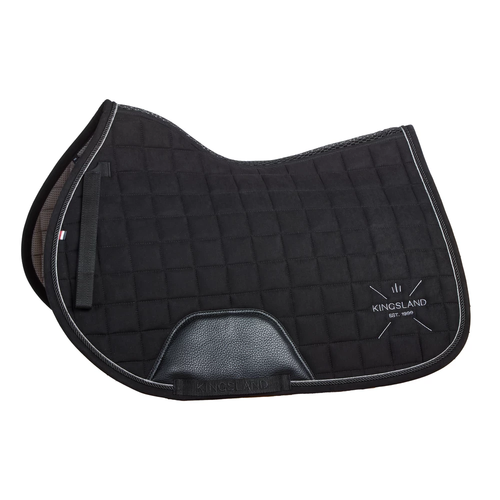 Kingsland KLMona Jumping Saddle Pad - Black in Black