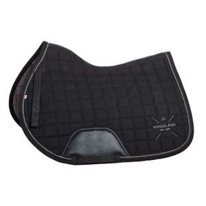 Kingsland KLMona Jumping Saddle Pad - Black in Black