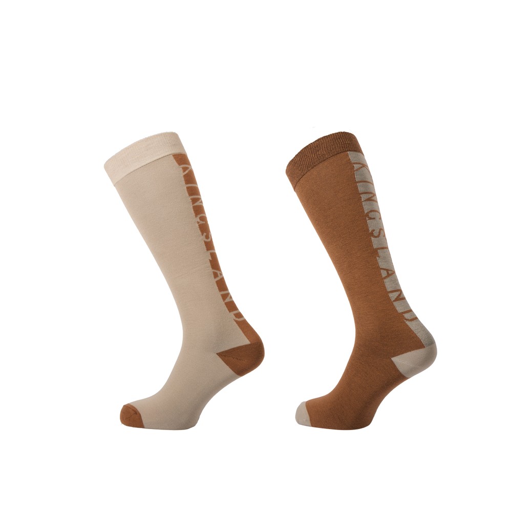 Kingsland KLMelinda Coolmax Socks 2-pack - Beige Cobblestone