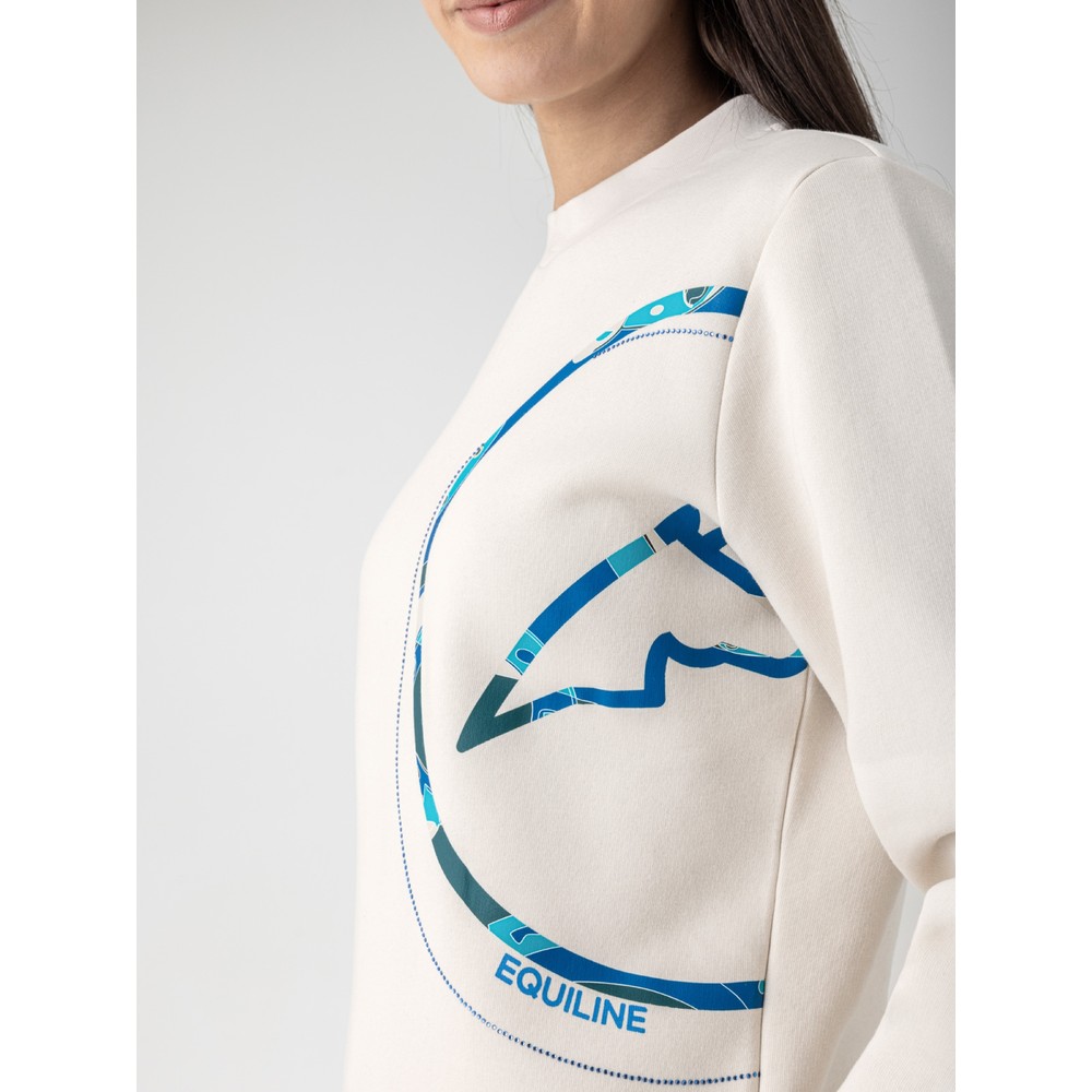 Equiline Women's Crewneck Sweatshirt - Tofu