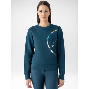 Equiline Women's Crewneck Sweatshirt - Legion Blue in Legion Blue