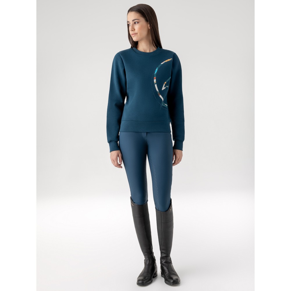 Equiline Women's Crewneck Sweatshirt - Legion Blue