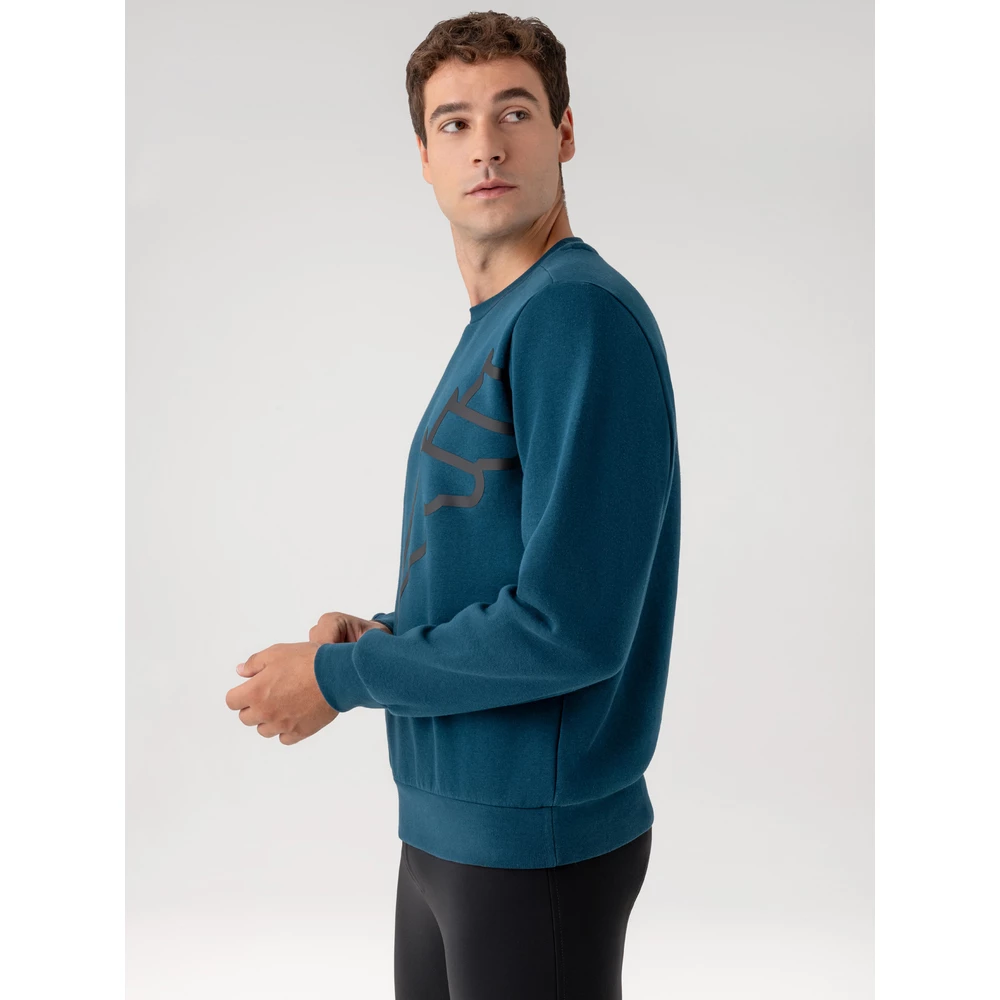 Equiline Men's Crewneck Sweatshirt - Legion Blue in Legion Blue