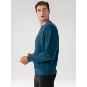 Equiline Men's Crewneck Sweatshirt - Legion Blue in Legion Blue
