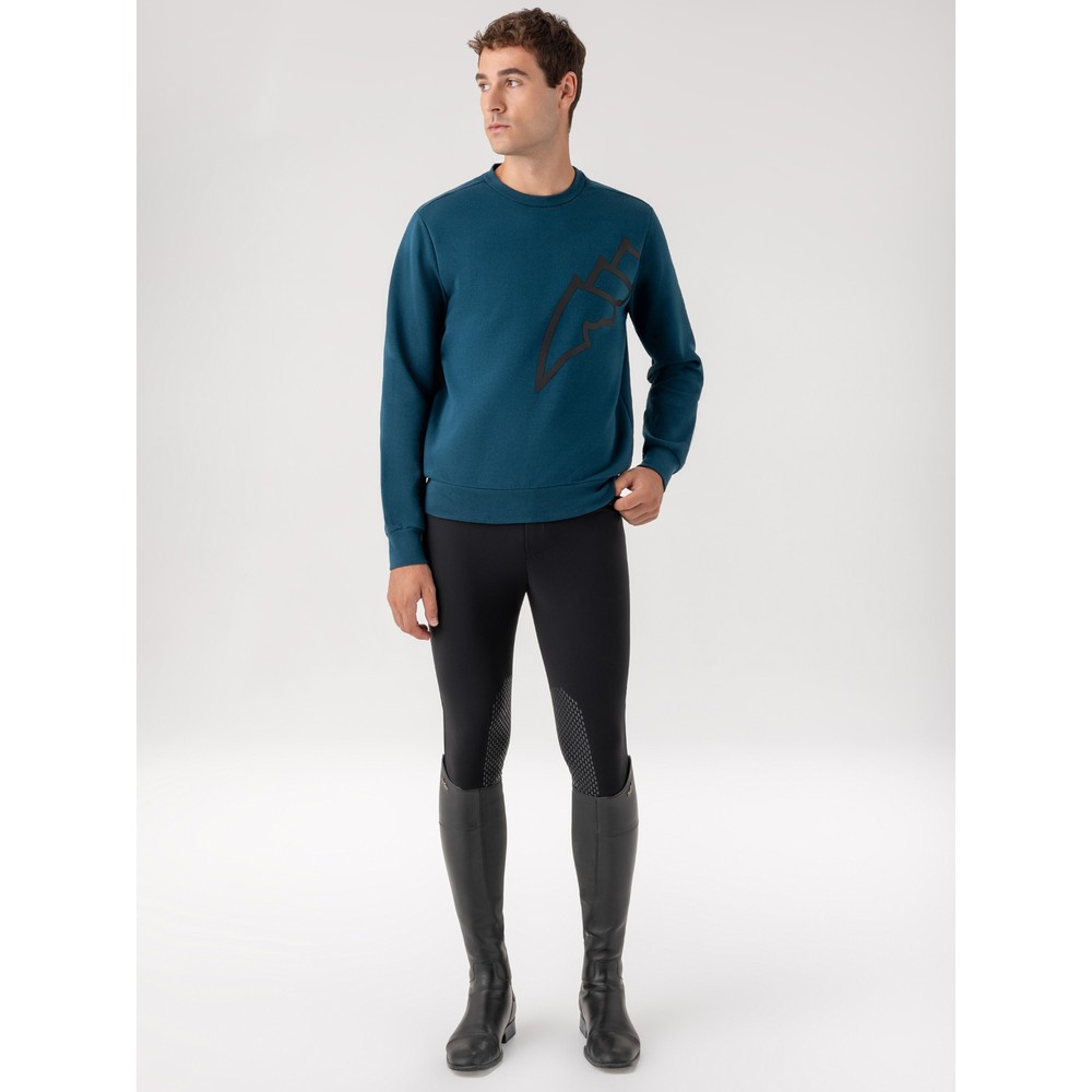 Equiline Men's Crewneck Sweatshirt - Legion Blue
