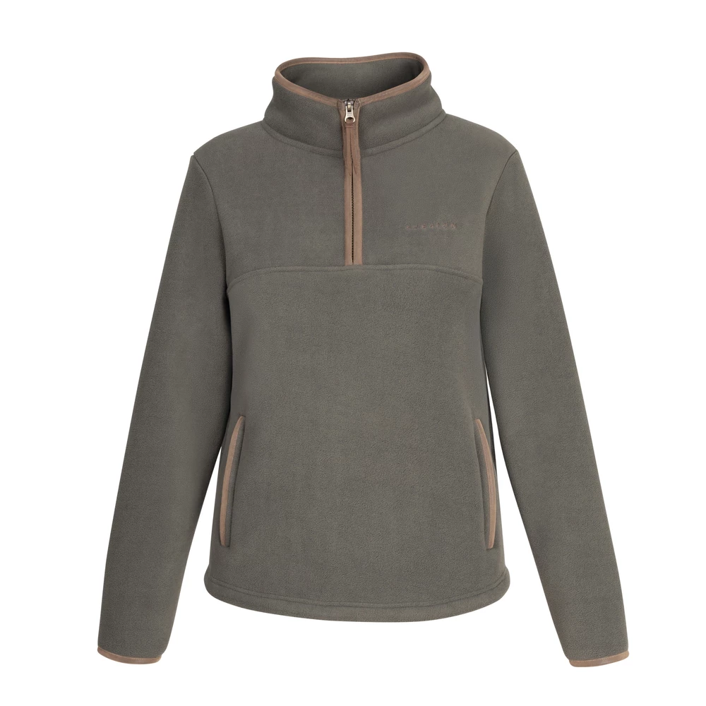 Aubrion Core Half Zip Fleece - Green in Green