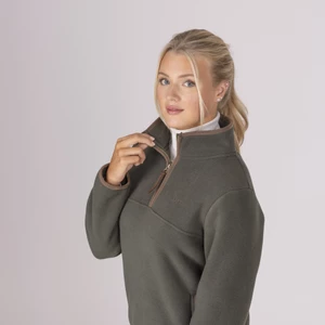 Aubrion Core Half Zip Fleece - Green in Green